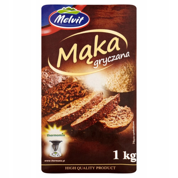Melvit MĄKA GRYCZANA 1000g 1KG