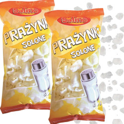 SALINO PRAŻYNKI ZIEMNIACZANE SOLONE chrupiąca lekka przekąska 60g x2 = 120g