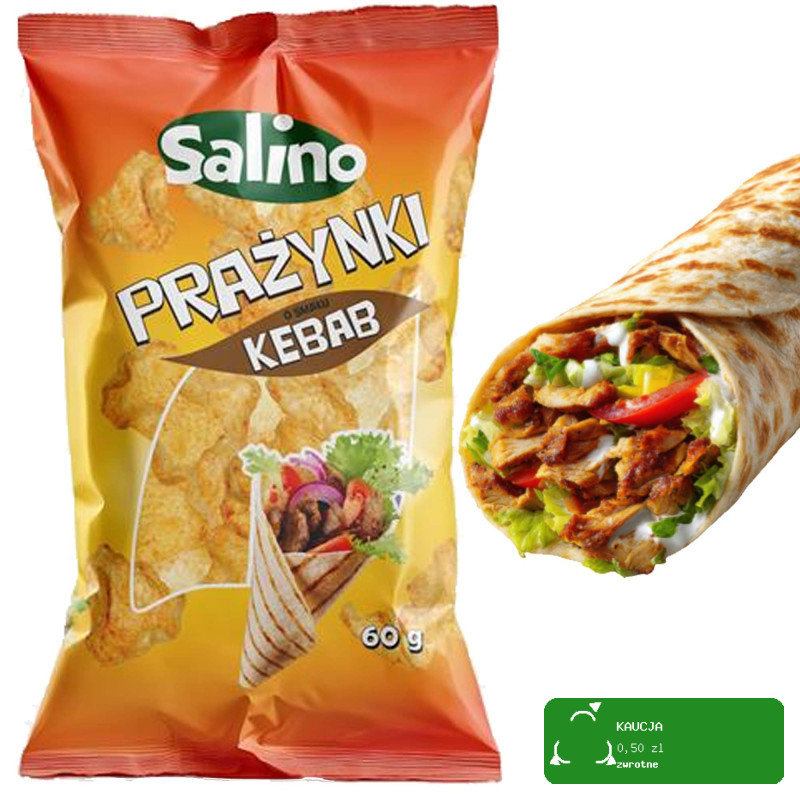 Salino PRAŻYNKI ZIEMNIACZANE MIX 6 SMAKÓW lekkie chrupiące 60g x6 = 0,36kg