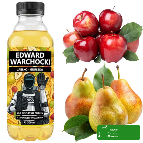 FORTUNA EDWARD WARCHOCKI napój niegazowany wit.D MIX 2 SMAKÓW 500ml x2= 1L
