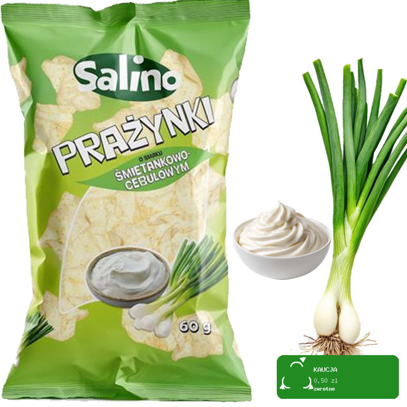 Salino PRAŻYNKI ZIEMNIACZANE MIX 6 SMAKÓW lekkie chrupiące 60g x6 = 0,36kg