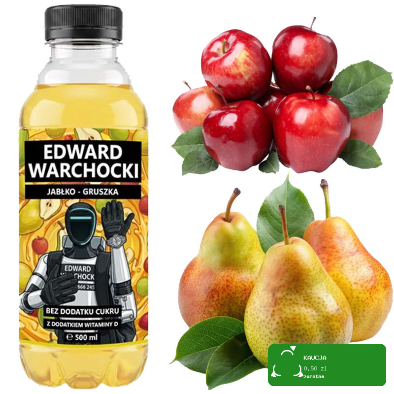 FORTUNA EDWARD WARCHOCKI napój niegazowany wit.D MIX 2 SMAKÓW 500ml x10= 5L