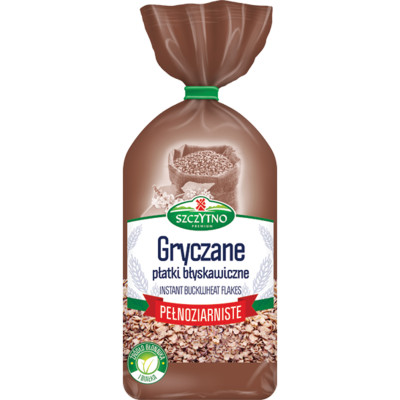 Melvit SZCZYTNO - PŁATKI GRYCZANE BŁYSKAWICZNE PEŁNOZIARNISTE 0,4 KG