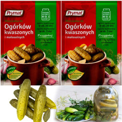 Prymat PRZYPRAWA DO OGÓRKÓW KISZONYCH KWASZONYCH MAŁOSOLNYCH 40g x2 = 80g