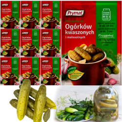 Prymat PRZYPRAWA DO OGÓRKÓW KISZONYCH KWASZONYCH MAŁOSOLNYCH 40g x10 = 0,4kg