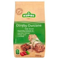 Kupiec OTRĘBY OWSIANE 200g 0,2KG dodatek do jogurtów