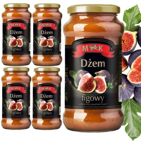 Konshurt MK DŻEM FIGOWY z fig figa wyjątkowy smak 315g x5 = 1,57kg