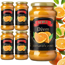 Konshurt MK DŻEM POMARAŃCZOWY z pomarańczy słoik 315g x5 = 1,57kg