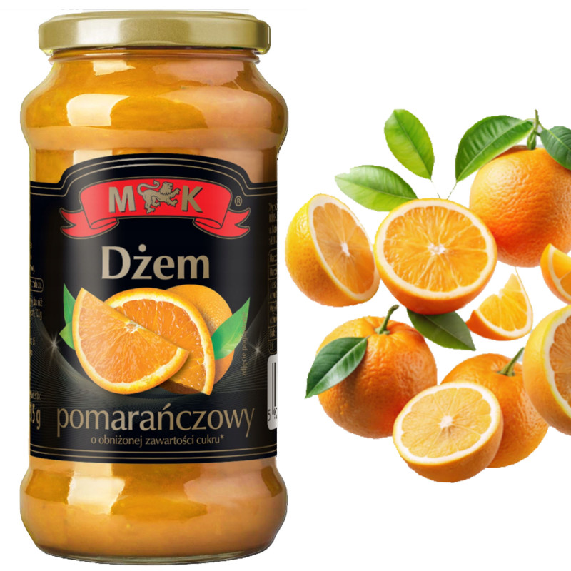 Konshurt MK DŻEM MIX 4 SMAKÓW x2 owocowe pyszne słoik 315g x8 = 2,52kg