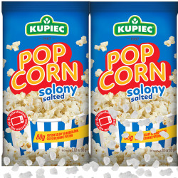 Kupiec POPCORN smak SOLONY słona przekąska 80g x2 = 160g