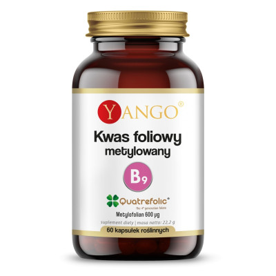 Yango KWAS FOLIOWY METYLOWANY (Quatrefolic) 60 kapsułek