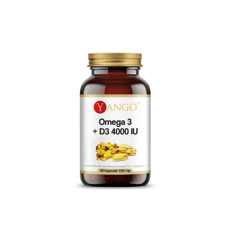 YANGO OMEGA 3 + D3 4000 IU 60 kapsułek