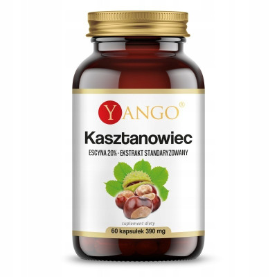 Yango KASZTANOWIEC wsparcie KRĄŻENIE OBŻĘKI NÓG 60 kapsułek