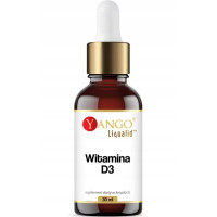 Yango WITAMINA D3 wparcie ODPORNOŚĆ KOSCI ZĘBY MIĘŚNIE 30ml KROPLE