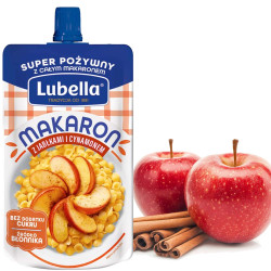 LUBELLA deser MAKARON Z JABŁKAMI I CYNAMONEM bez cukru 170G x 5 = 850G