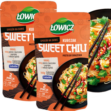 Łowicz PASTA DO SMAŻENIA SWEET CHILI na patelnię lub airfryer 100g x2= 200g
