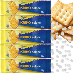 Grana KRIKO KRAKERSY SOLONE chrupiąca przekąska bez oleju palmowego 57g x5