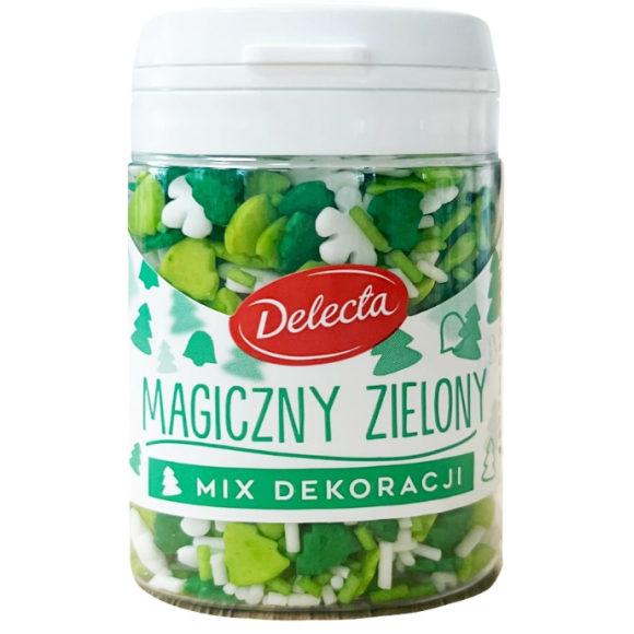 Delecta MAGICZNY ZIELONY Mix DEKORACJI ŚWIĄTECZNYCH DO