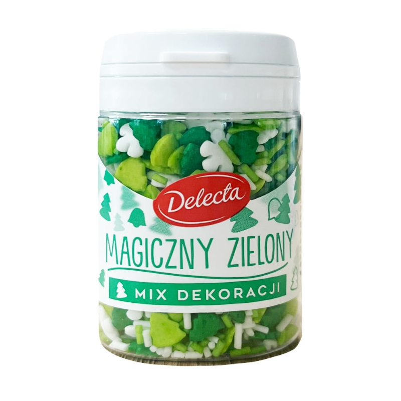 Delecta MAGICZNY ZIELONY Mix DEKORACJI ŚWIĄTECZNYCH DO