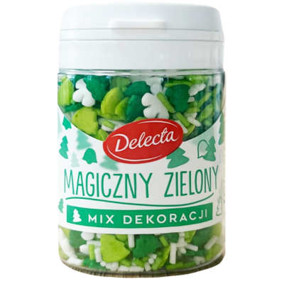 Delecta MAGICZNY ZIELONY Mix DEKORACJI ŚWIĄTECZNYCH DO