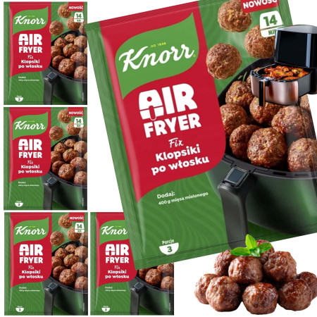FIX KNORR AIR FRYER KLOPSIKI PO WŁOSKU mieszanka przypraw 40g x5 15 porcji