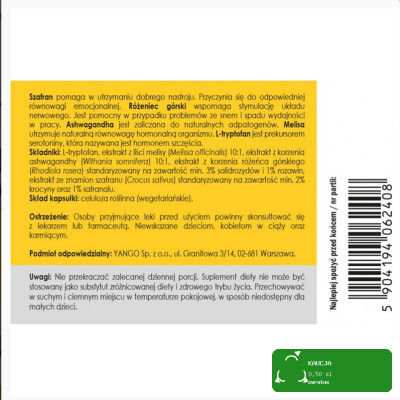 Nanga SZAŁWIA CZERWONA SERCE KRĄŻENIE 600mg