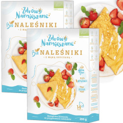 Zdrowo Namieszane BIO NALEŚNIKI Z MĄKĄ GRYCZANĄ bezglutenowe 200g x2 = 0,4kg