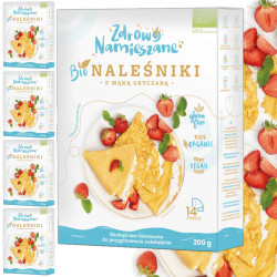 Zdrowo Namieszane BIO NALEŚNIKI Z MĄKĄ GRYCZANĄ bezglutenowe 200g x5 = 1kg