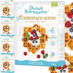 Zdrowo Namieszane BIO CHRUPIĄCE GOFRY NA SŁODKO SŁONO bezglutenowe 240g x5 = 1,2kg