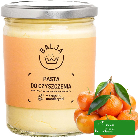 Balja PASTA DO CZYSZCZENIA O ZAPACHU MANDARYNKI BERGAMOTKI 450g x2 = 0,9kg
