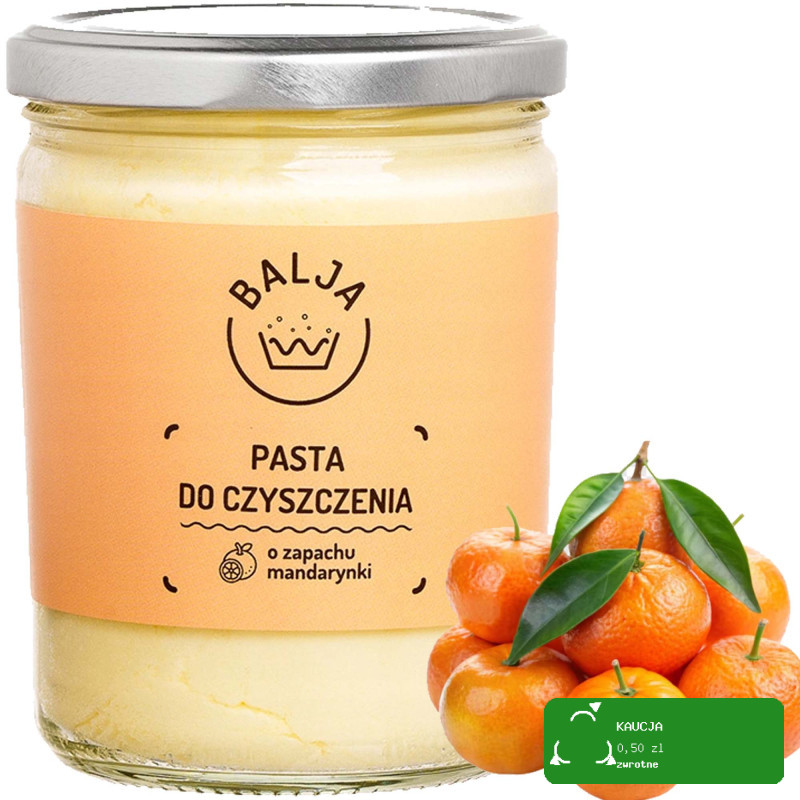 Balja PASTA DO CZYSZCZENIA O ZAPACHU MANDARYNKI BERGAMOTKI 450g x2 = 0,9kg