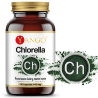 Yango CHLORELLA przerwane ściany komórkowe wsparcie ODPORNOŚĆ 90 kapsułek
