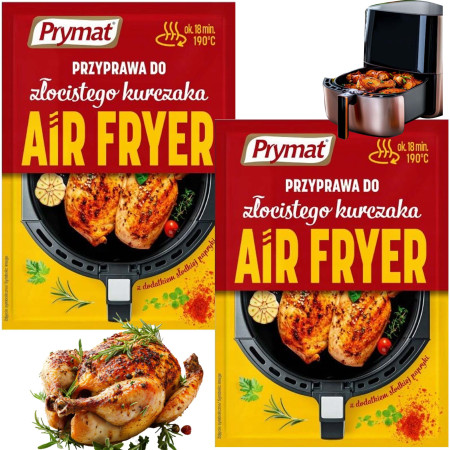 Prymat  PRZYPRAWA DO AIR FRYER ZŁOCISTY KURCZAK 30g x2 = 60g