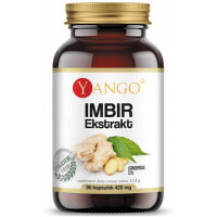 Yango IMBIR EKSTRAKT 510mg 90 kapsułek na 3mce Odporność & Układ Oddechowy