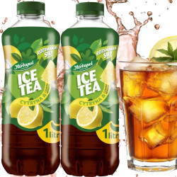 HERBAPOL ICE TEA CYTRYNA&CZARNA HERBATA Napój owocowo-herbaciany 1L x2 = 2L