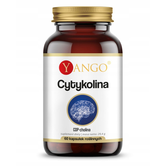 Yango CYTYKOLINA CDP-cholina 60kaps wsparcie U. NERWOWY PAMIĘĆ KONCENTRACJA