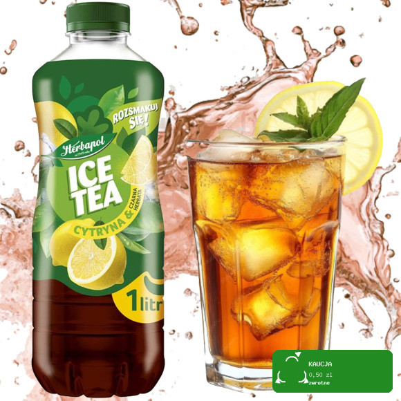 Herbapol ICE TEA NAPÓJ herbaciany NIEGAZOWANY MIX 3 SMAKÓW  1L x6 = 6L