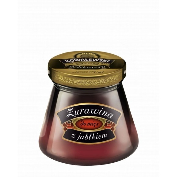 Kowalewski ŻURAWINA DO MIĘS Z JABŁKIEM dodatek do dań 170ml
