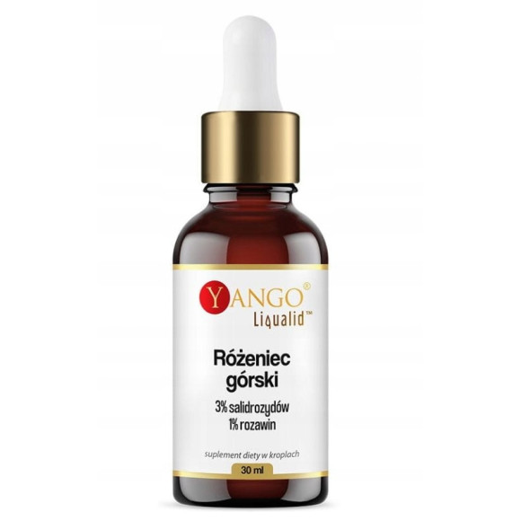Yango RÓŻENIEC GÓRSKI 30ml krople ADAPTOGEN wsparcie STRES ZMĘCZENIE LĘKI