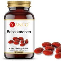 Yango BETA KAROTEN BETA-KAROTEN 90kaps wsparcie: ODPORNOŚĆ SKÓRA WZROK