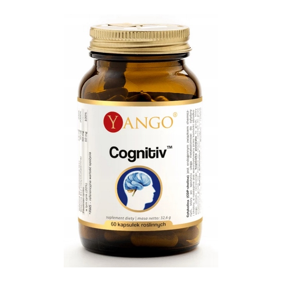 Yango COGNITIV CYTYKOLINA SOPLÓWKA BAKOPA WIT. B6 B12 CYNK 60k KRÓTKA DATA