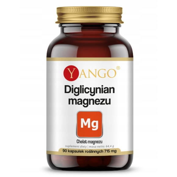 Yango MAGNEZ DIGLICYNIAN MAGNEZU chelat forma organiczna przyswajalny 90kap