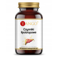 Yango CZYNNIKI LIPOTROPOWE 90kapsułek wsparcie METABOLIZM TŁUSZCZÓW WĄTROBA