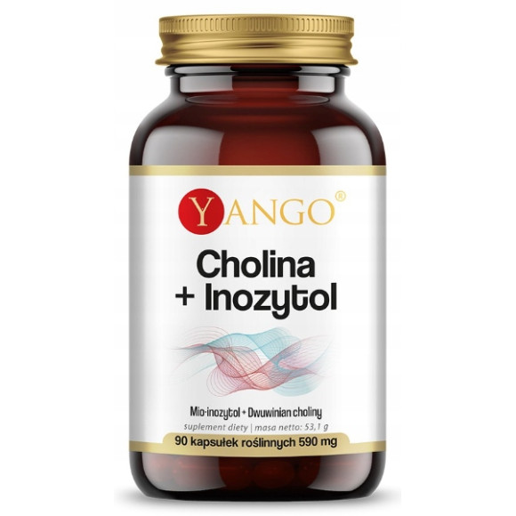 Yango CHOLINA + INOZYTOL 90 kaps wsparcie UKŁAD NERWOWY STRES METABOLIZM