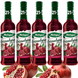 Kopia - Herbapol SYROP GRENADYNA dodatek do napoju GRANAT 410ml x5 = 2,05L