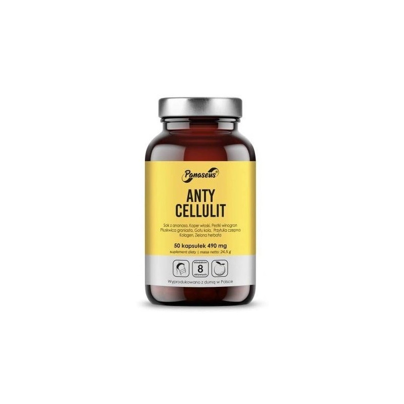 YANGO Panaseus ANTY CELLULIT 490mg wsparcie REDUKCJA CELLULITU 50k