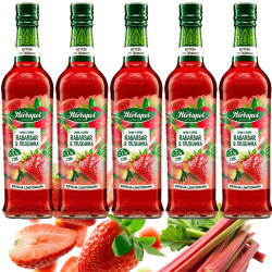 HERBAPOL SYROP SMAKI SŁOŃCA RABARBAR Z TRUSKAWKĄ 420ml 2 = 0,84L