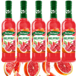 HERBAPOL OWOCOWA SPIŻANIA SYROP GREJPFRUT grejpfrutowy 420ml x5 = 2,1L