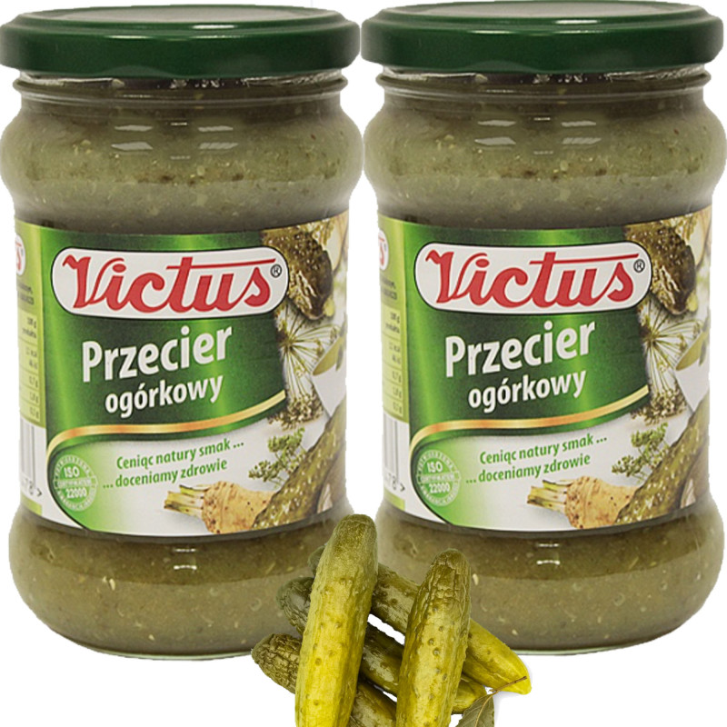 Victus PRZECIER OGÓRKOWY na zupę ogórkową przecier 270g x2 = 0,54kg