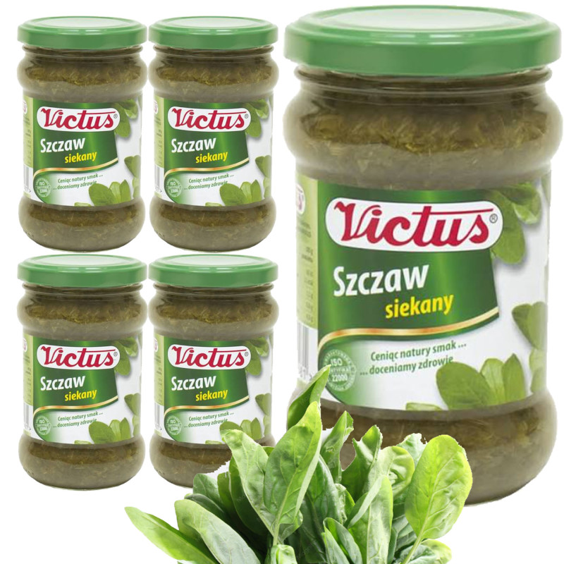 SZCZAW VICTUS SIEKANY słoik zupa szczawiowa szczaw 300g x5 = 1,5kg